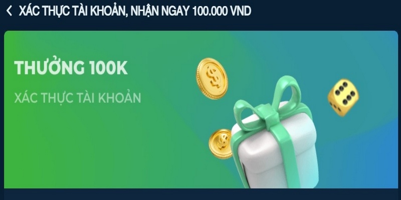 Khuyến mãi Lucky88 100k khi xác minh đăng ký thành công