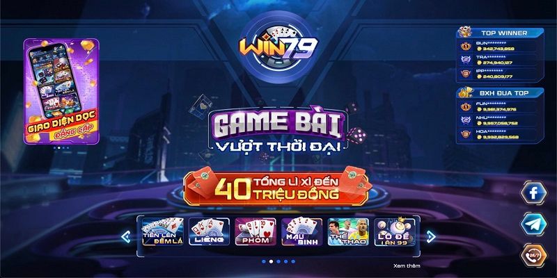 Những chuyên mục game hot đáng trải nghiệm tại Win79