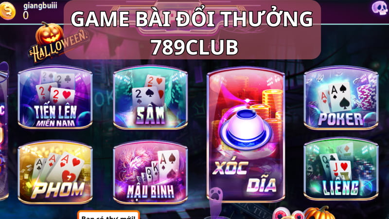 Sảnh game bài đổi thưởng siêu hấp dẫn trên cổng 789CLUB